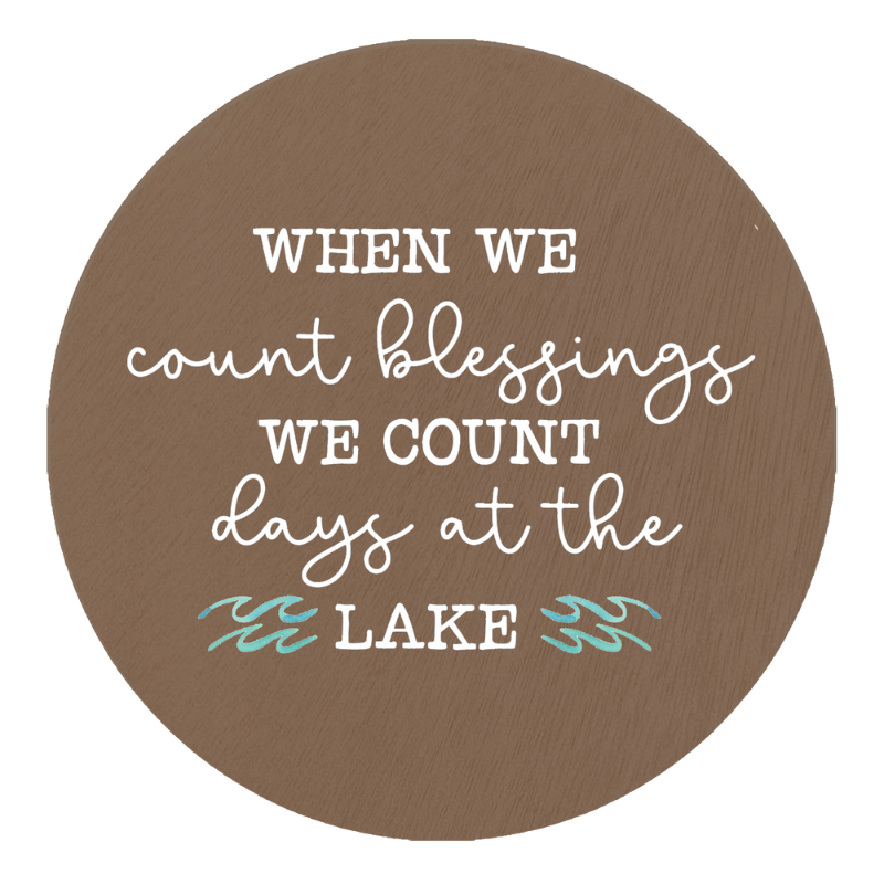 Lake Life Coasters 4 Pack Set 4