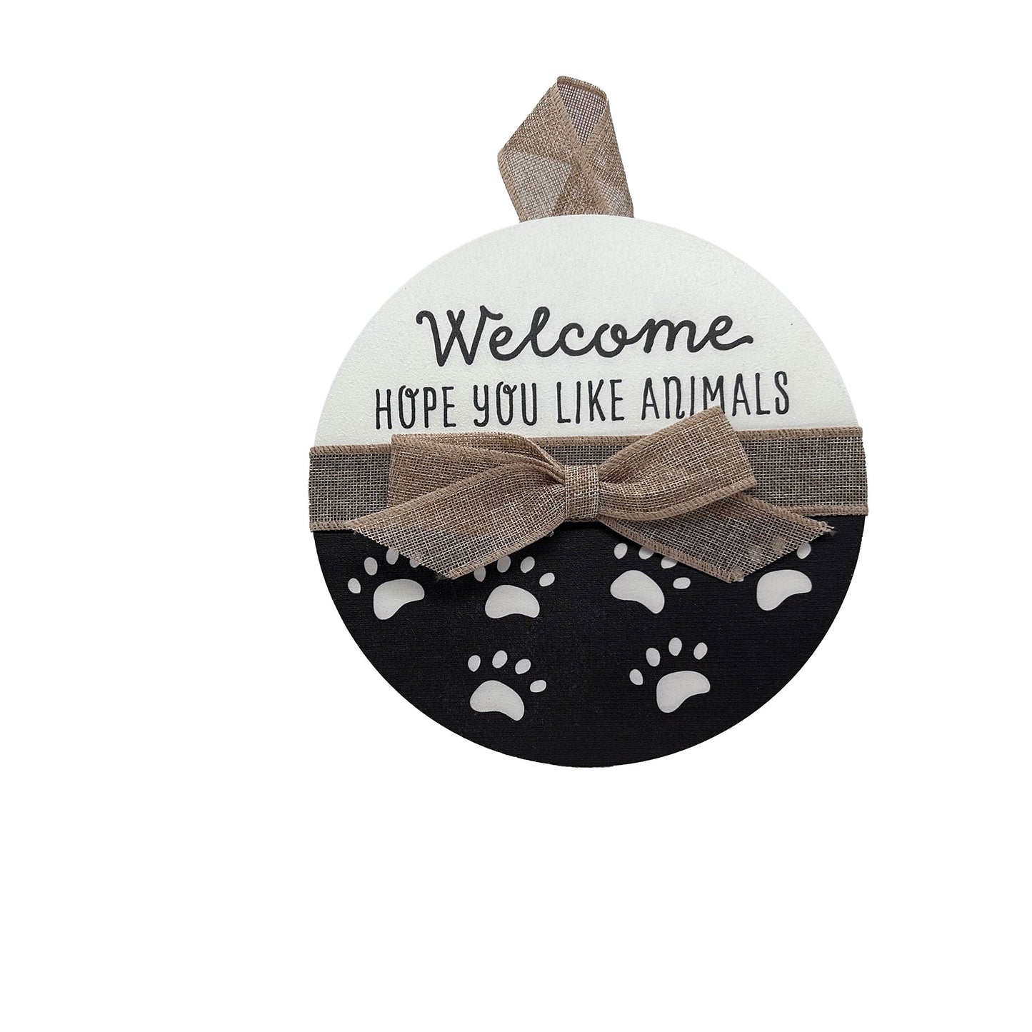 We Hope You Like Animals Door Hanger