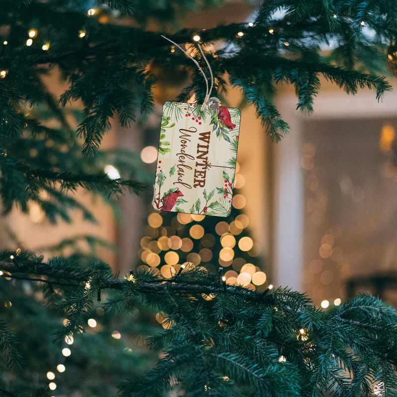 Wood Gift Tags - Set Four