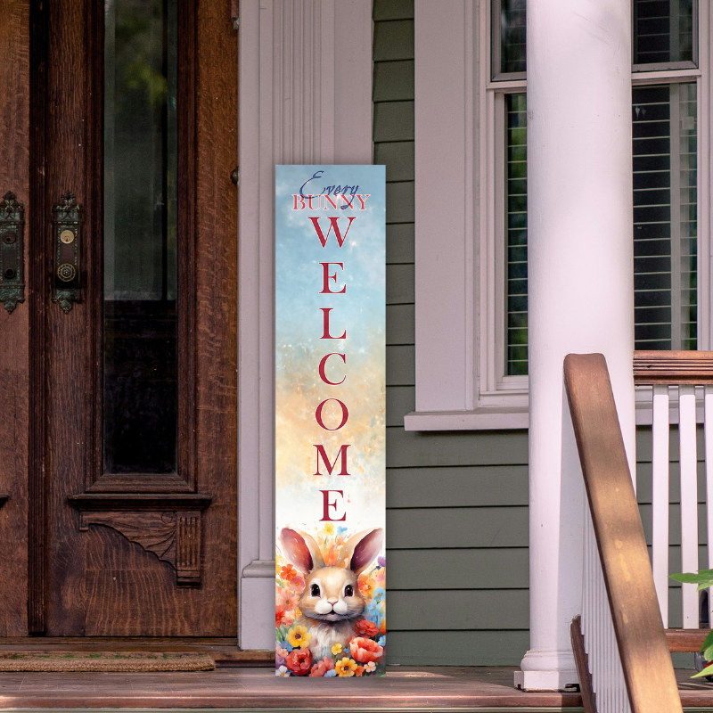 Every Bunny Welcome Porch Board