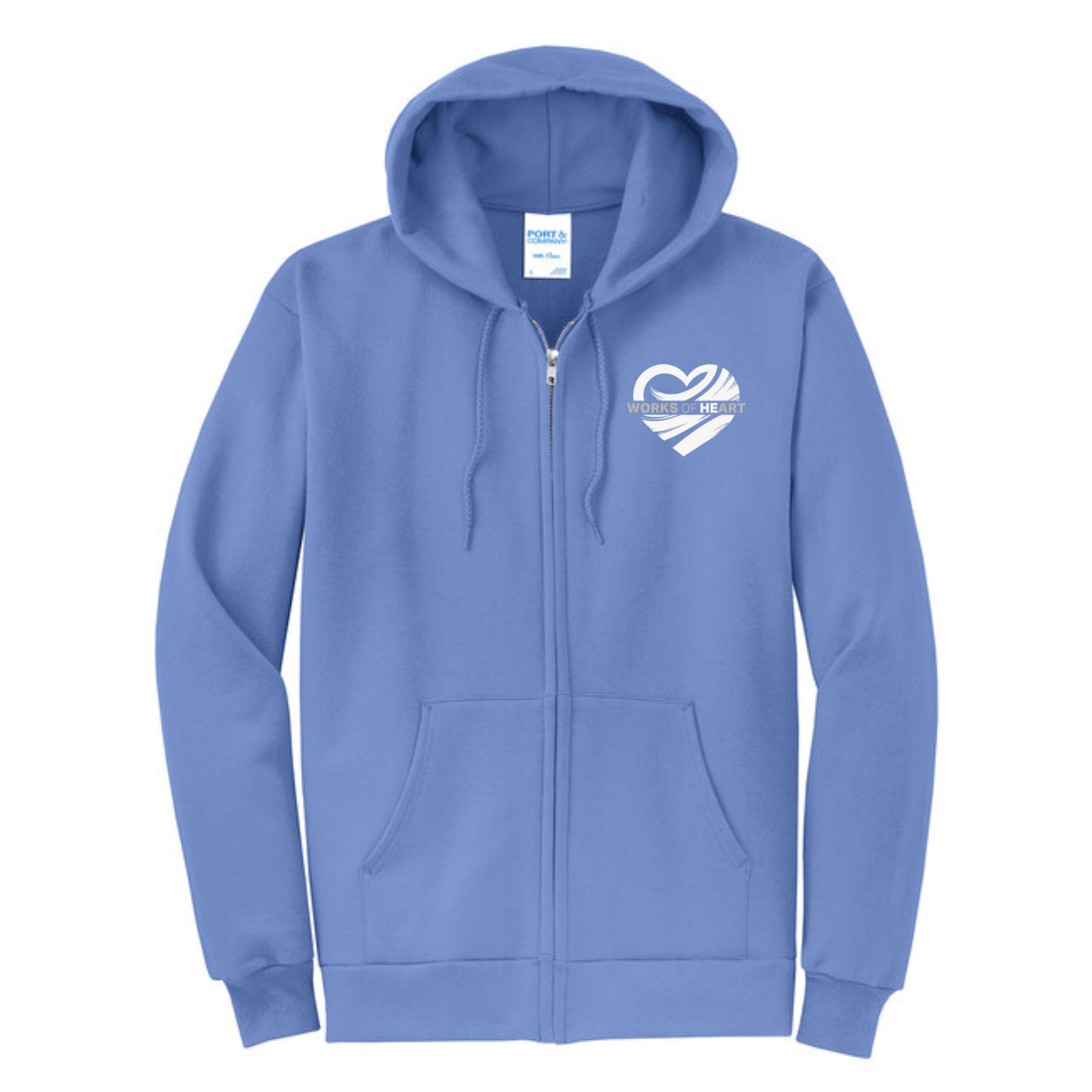 Zip-Up Hooded Sweatshirt