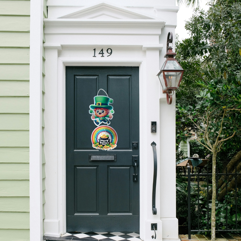 Leprechaun Cut-Out Door Hanger