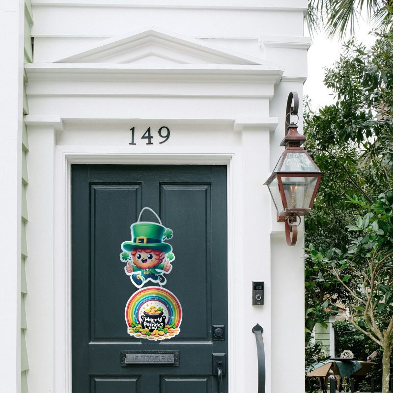 Leprechaun Cut-Out Door Hanger