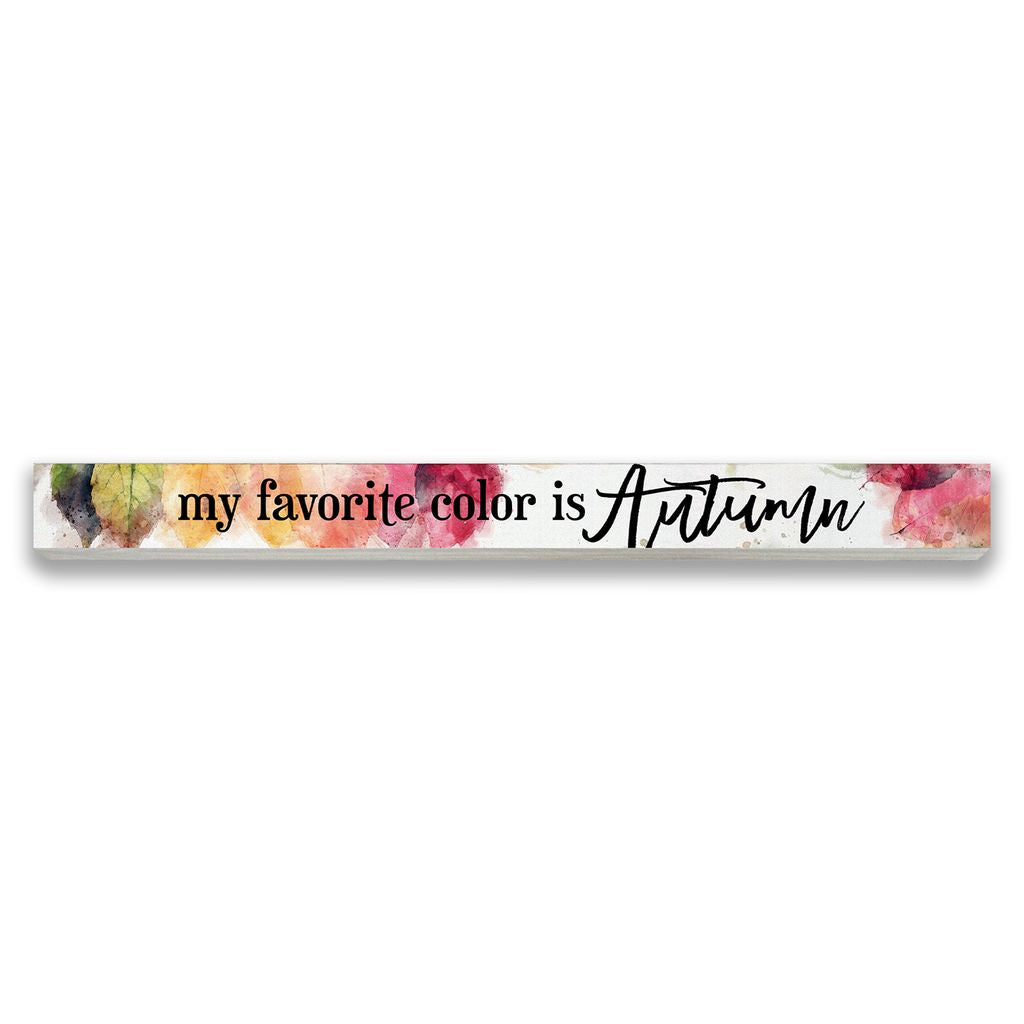 Skinny Words: Favorite Color is Autumn