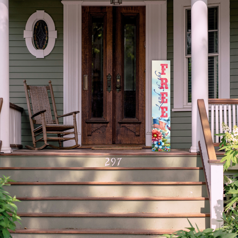 Land of the Free Porch Board