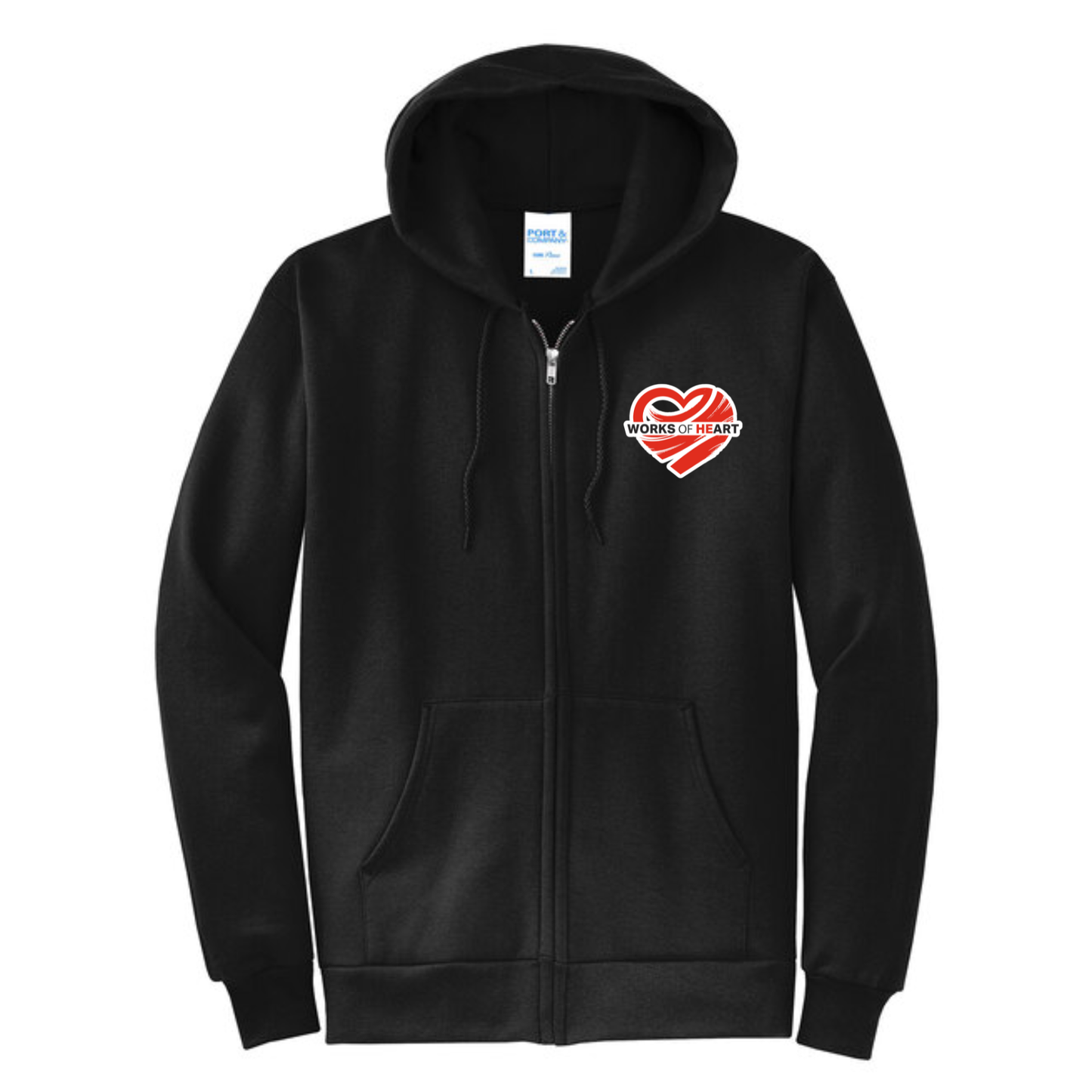 Zip-Up Hooded Sweatshirt