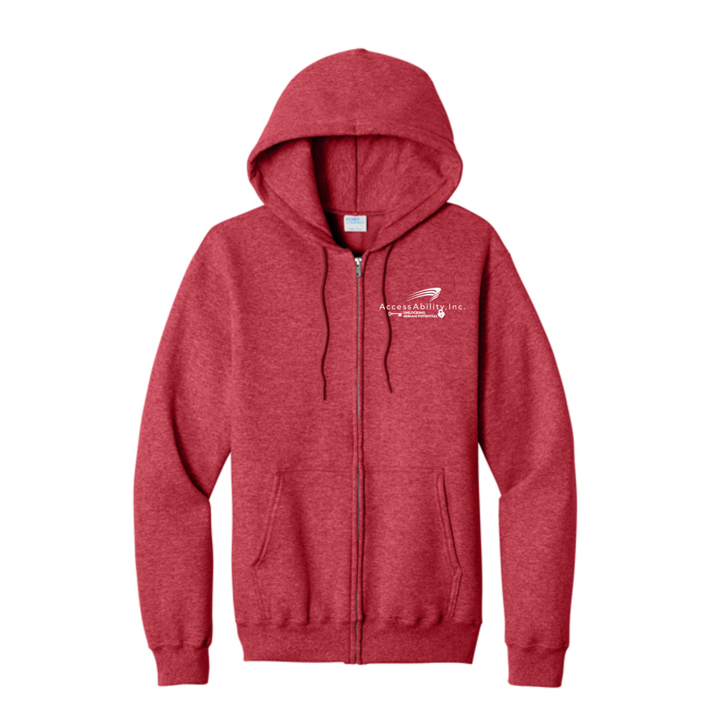 Zip-Up Hooded Sweatshirt
