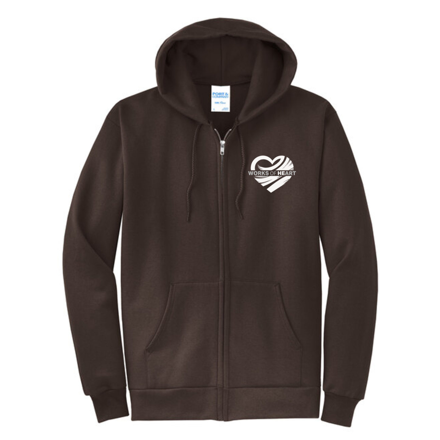 Zip-Up Hooded Sweatshirt