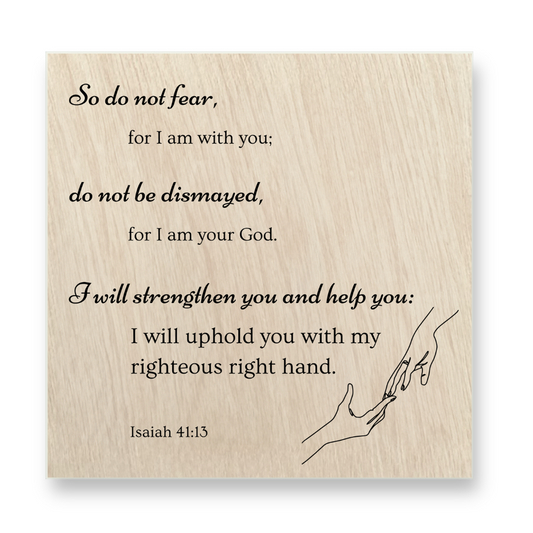Blessed Simplicity Wood Magnet