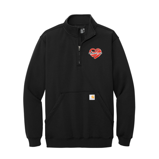 1/4-Zip Mock Neck Sweatshirt