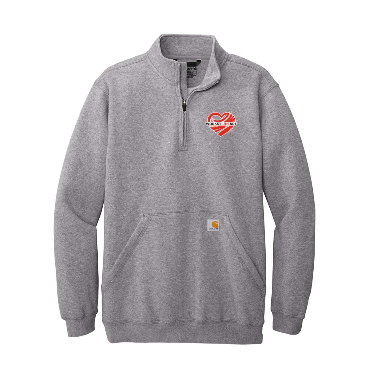 1/4-Zip Mock Neck Sweatshirt