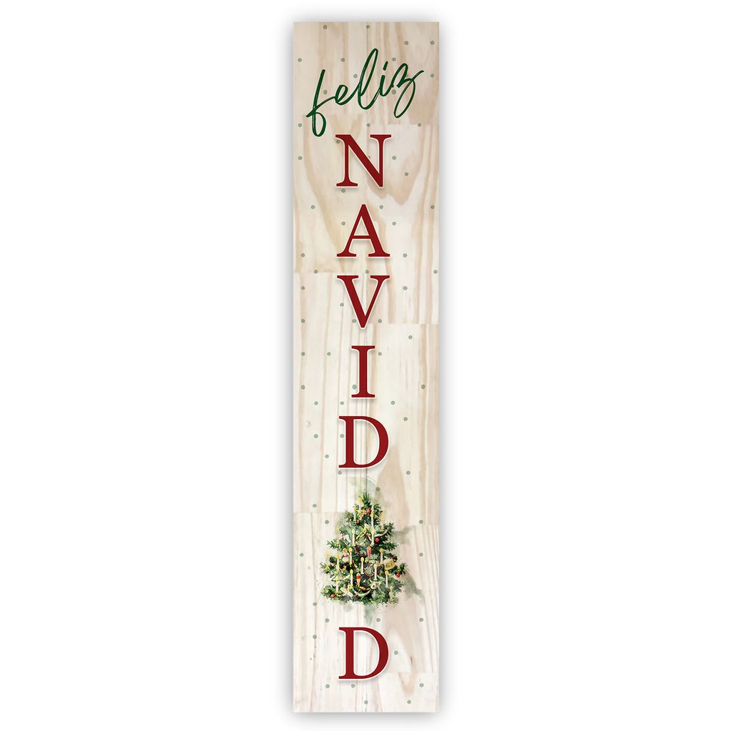 Feliz Navidad Porch Board