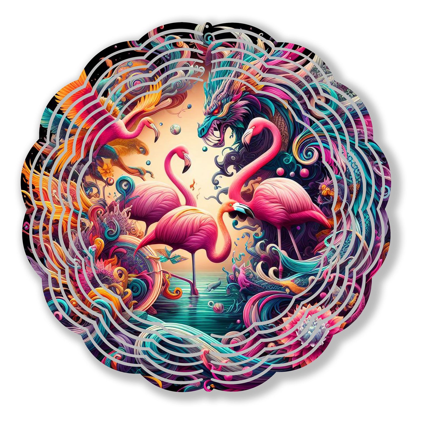 Bright Coastal Wind Spinners