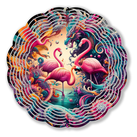 Bright Coastal Wind Spinners