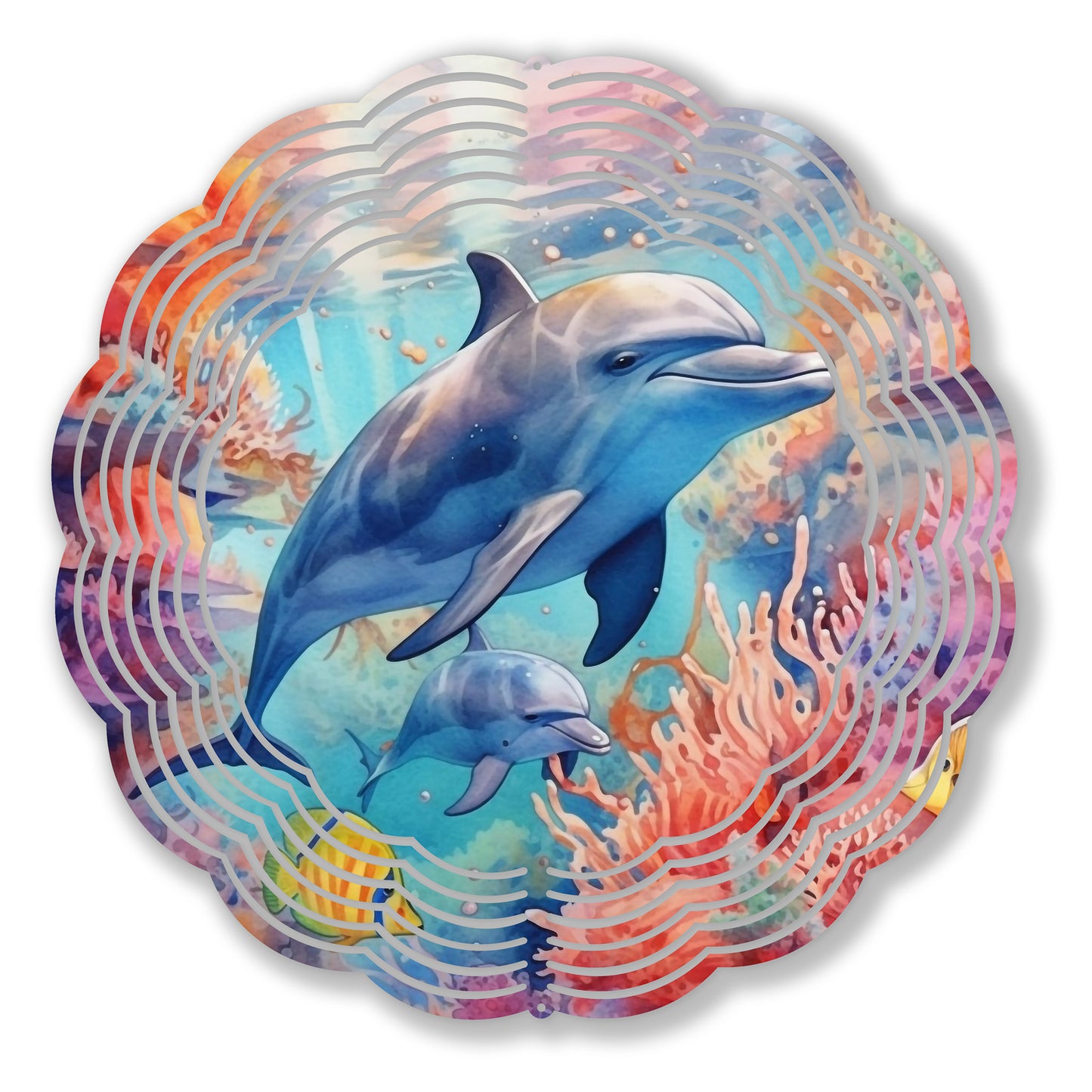 Bright Coastal Wind Spinners