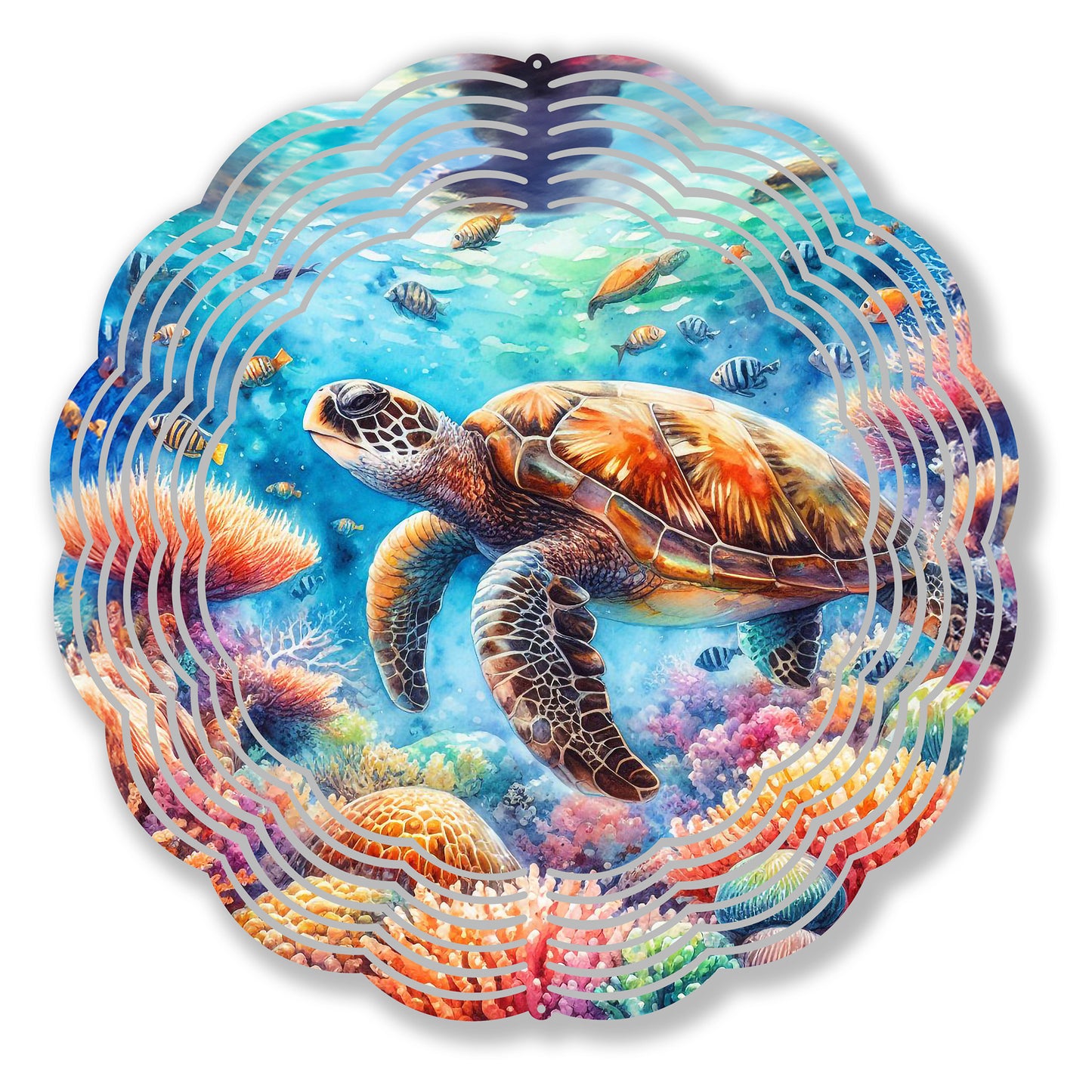 Bright Coastal Wind Spinners