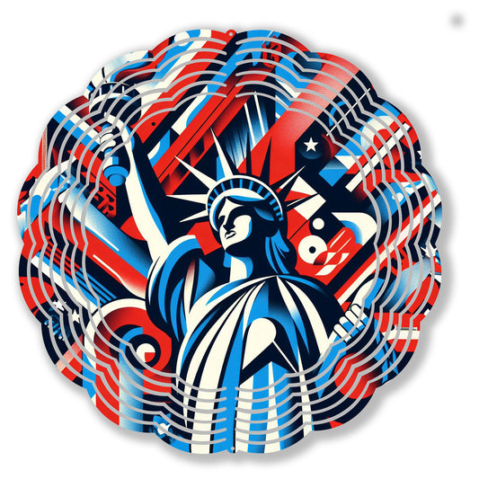 Patriotic Wind Spinners
