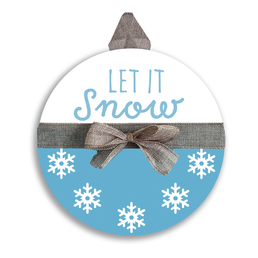 Let it Snow Door Hanger