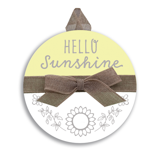 Hello Sunshine Door Hanger
