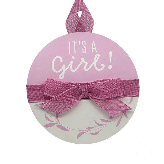 It's A Girl Door Hanger