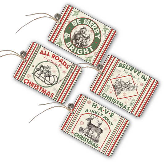 Wood Gift Tags - Set Two