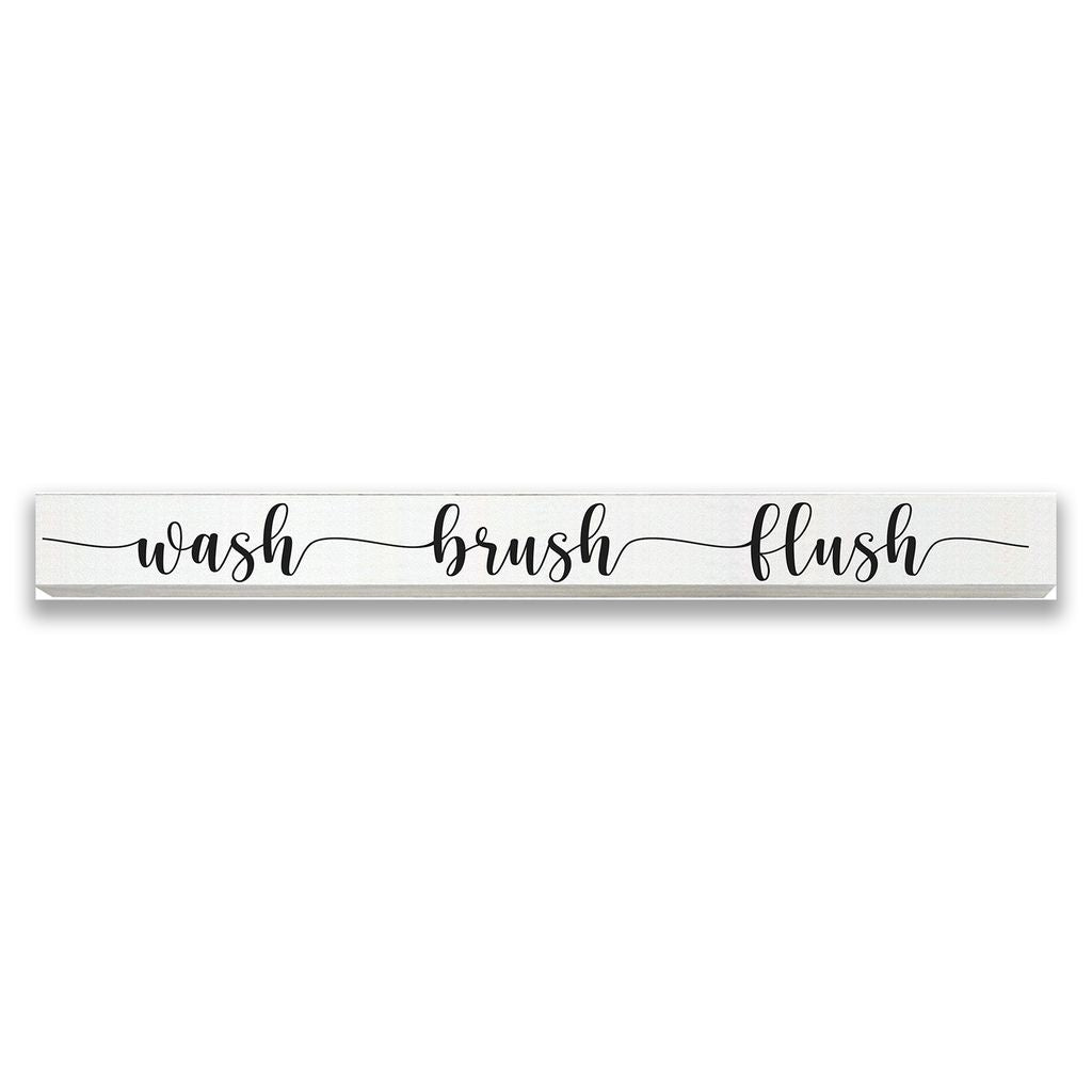 Skinny Words: Wash Brush Flush