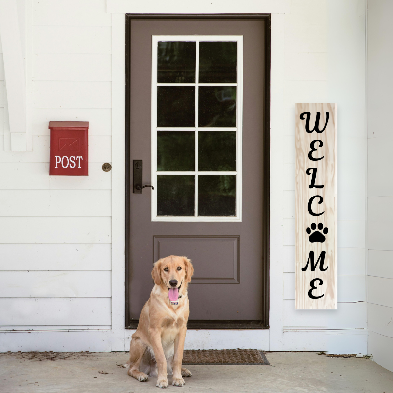 Pets Welcome Porch Board