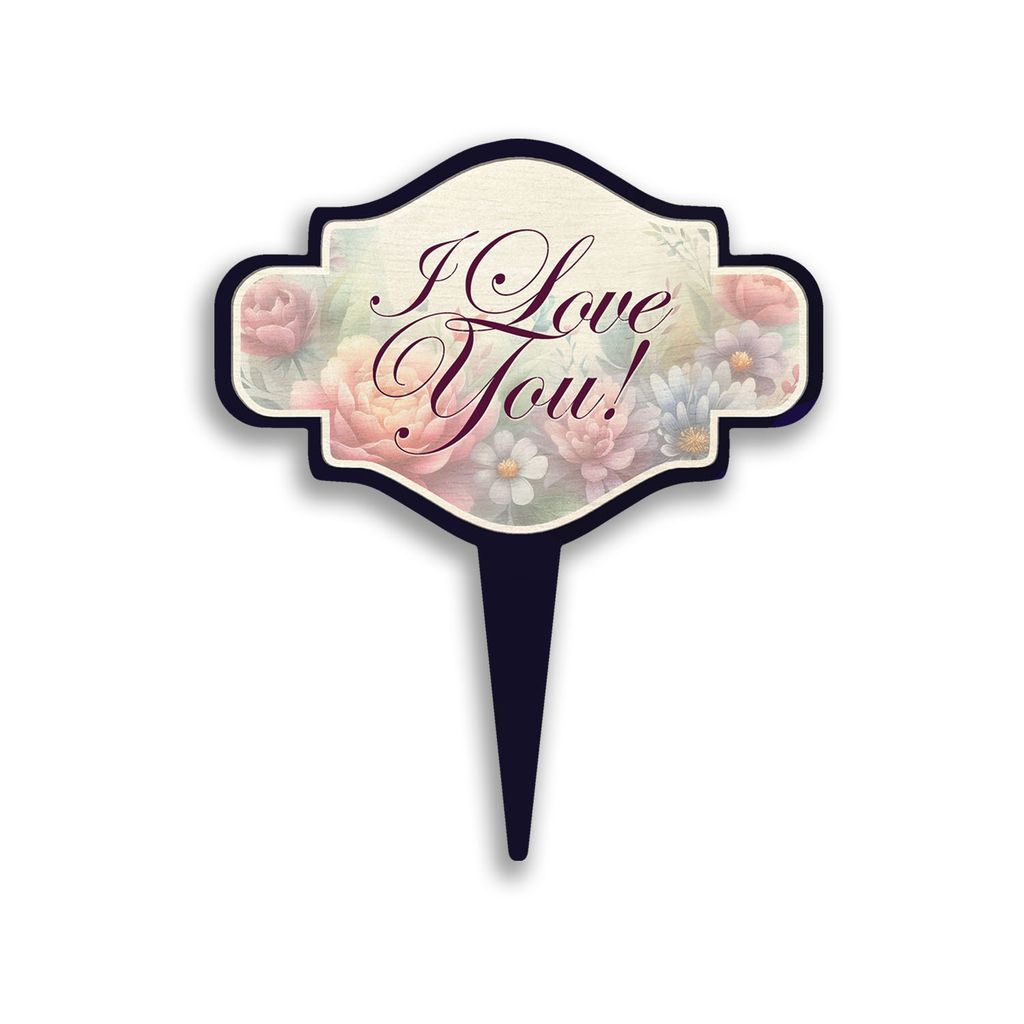 Flower Pot Markers - Greetings
