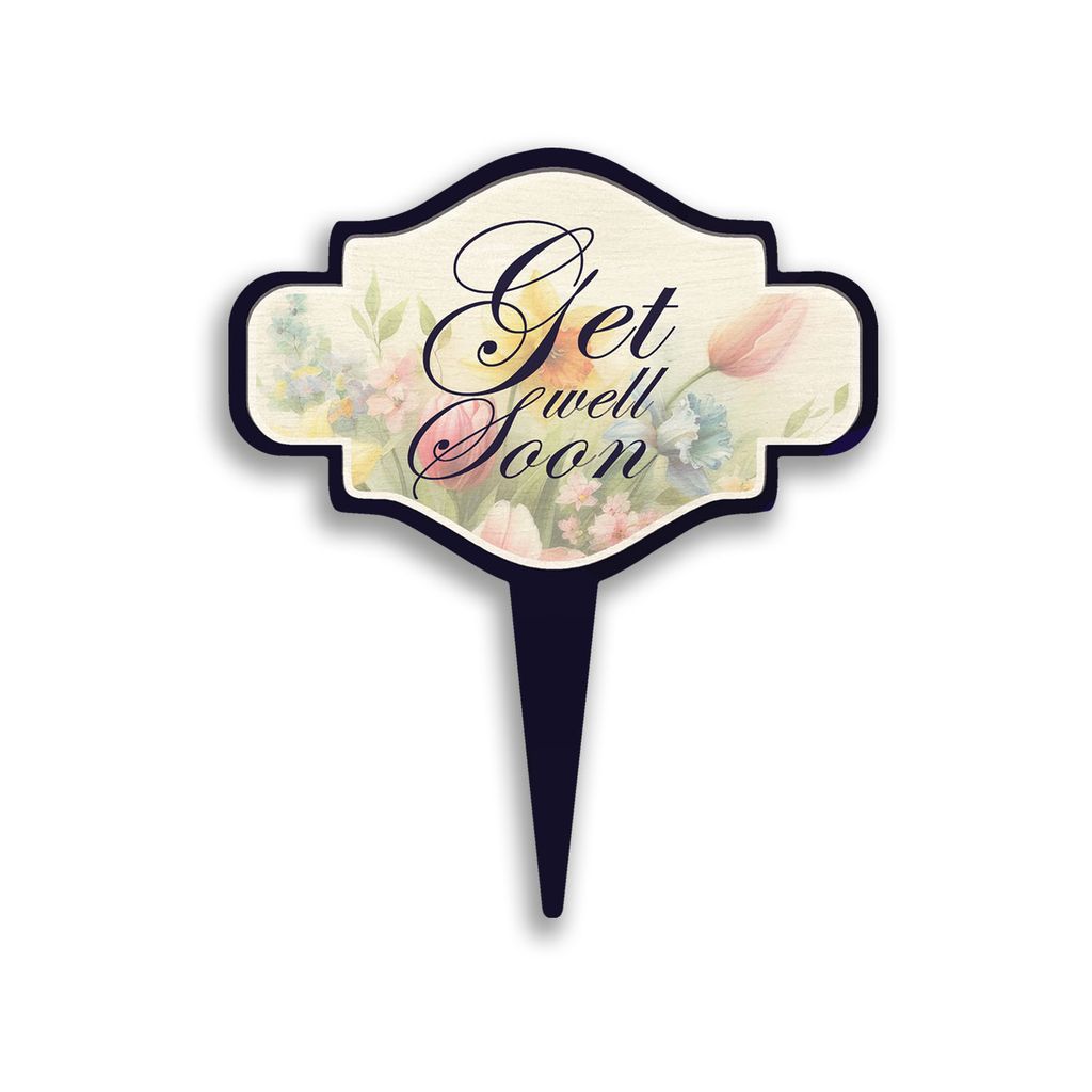 Flower Pot Markers - Greetings