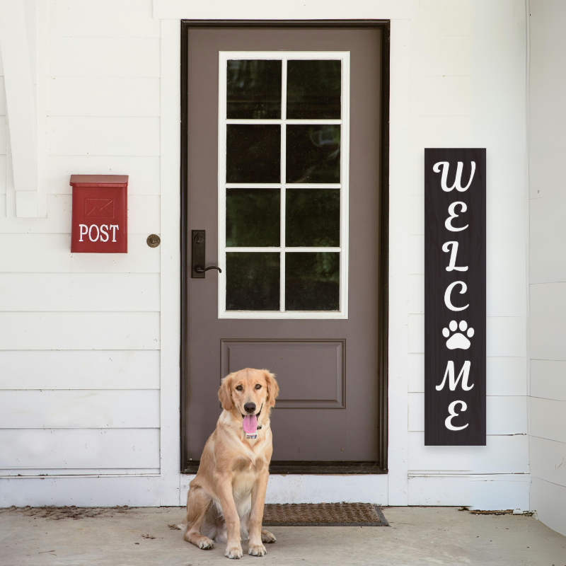 Pets Welcome Porch Board