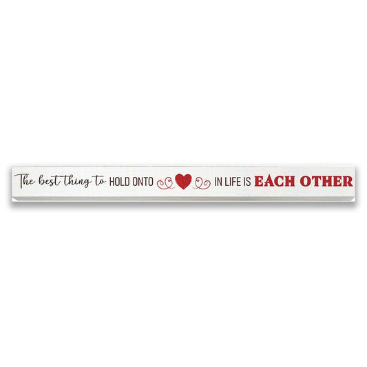 Skinny Words: Hold Onto Each other