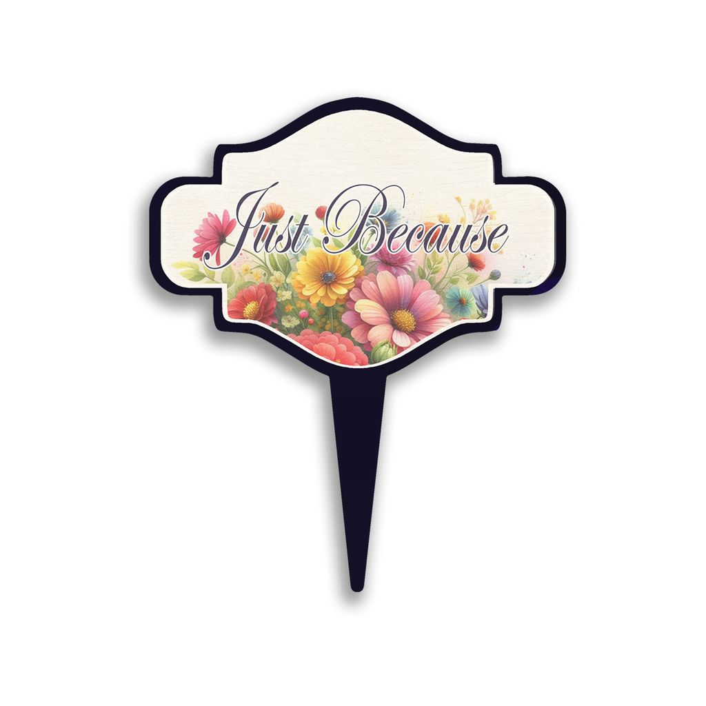 Flower Pot Markers - Greetings