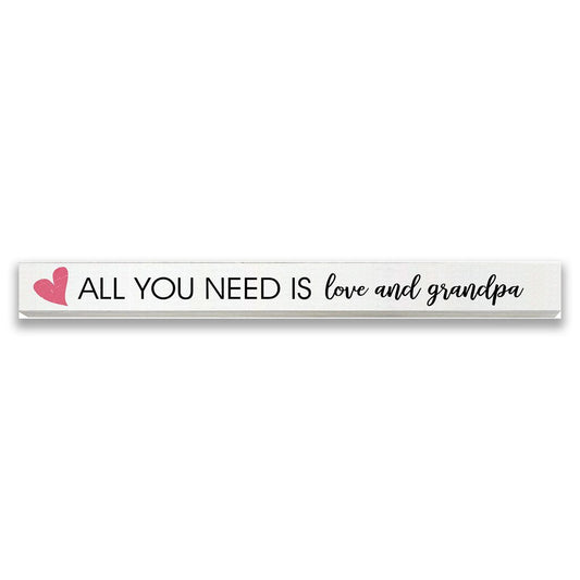 Skinny Words: All You Need is Love and Grandpa