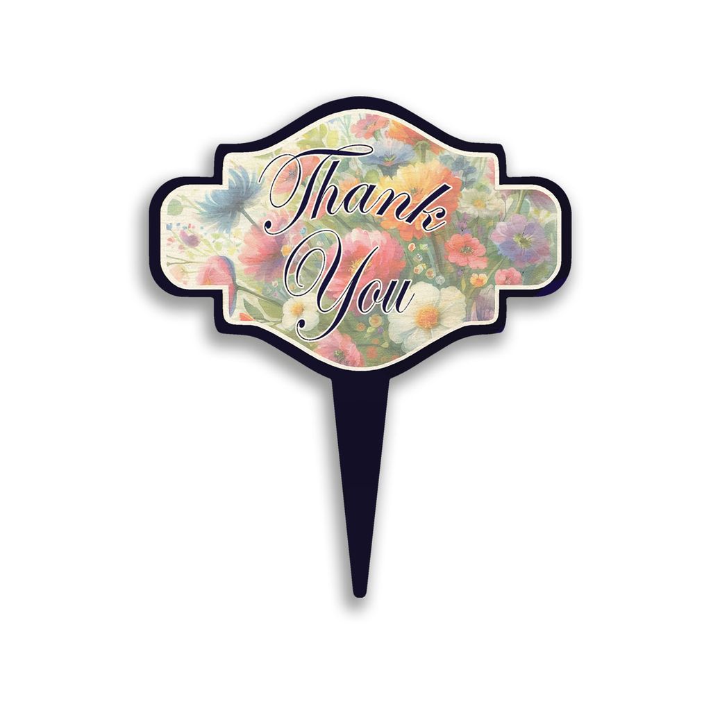 Flower Pot Markers - Greetings
