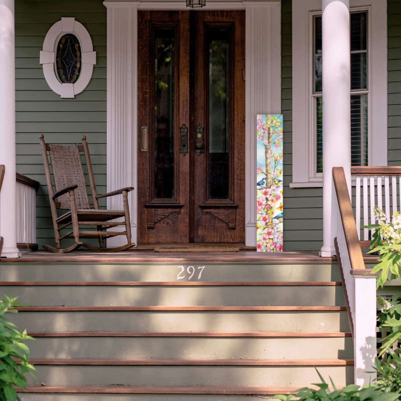 Spring Birds Porch Board