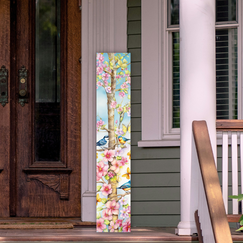 Spring Birds Porch Board