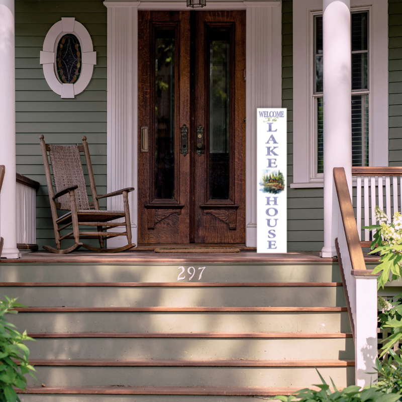 Welcome to the Lake House Porch Board