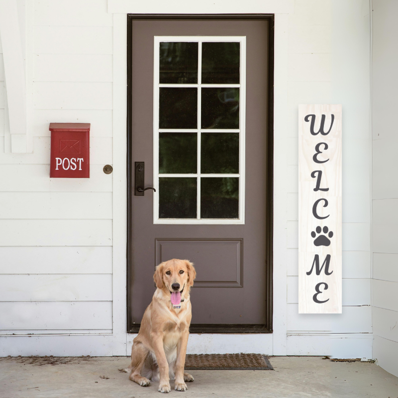 Pets Welcome Porch Board